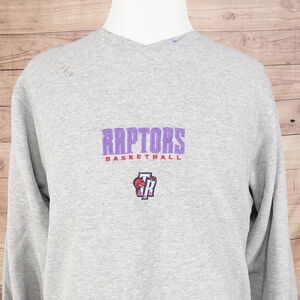 VINTAGE NIKE‎ SPORTS TORONTO RAPTORS BASKETBALL USA MADE SWEATSHIRT SIZE M